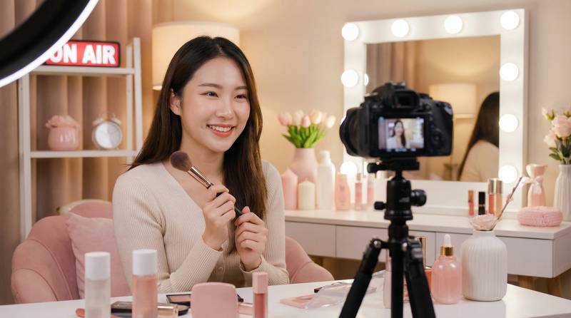 17c一起草美妆视频教程