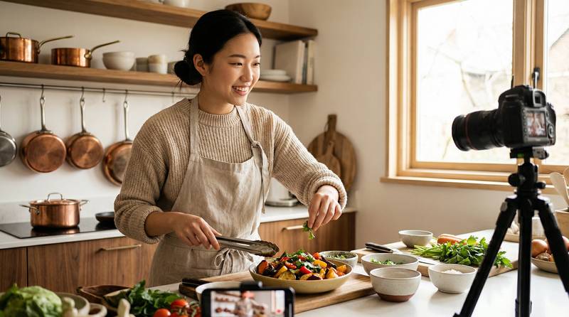 17c一起草美食视频制作